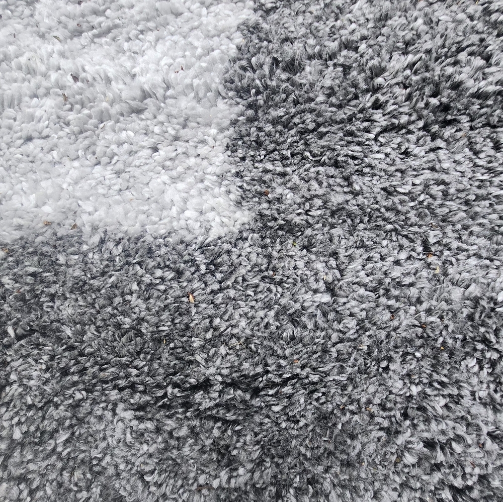 12'×9' two tone grey shaggy rug...Mohawk